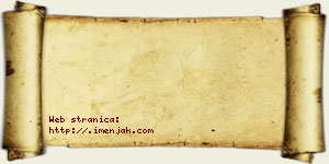 Jelena Vrhovac vizit kartica